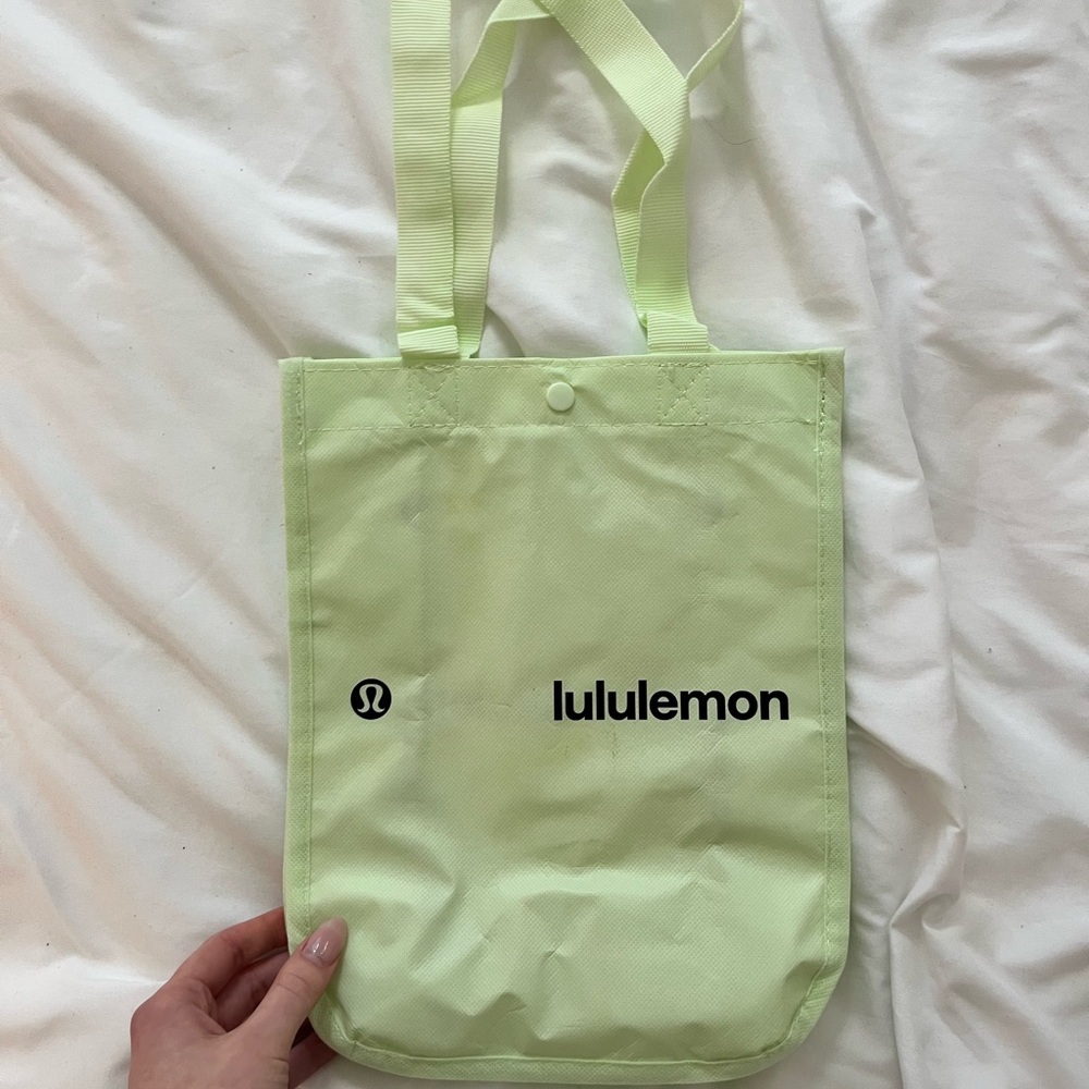 Lululemon Athletica Small Mint Green Tote Bag